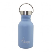 LAKEN BASIC ECO BOTTLE STEEL 500 ML BAMBOO CAP