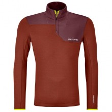 ORTOVOX Fleece Light Zip Neck Uomo