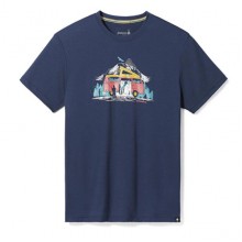 SMARTWOOL River Van Graph. T-Shirt Slim Uomo