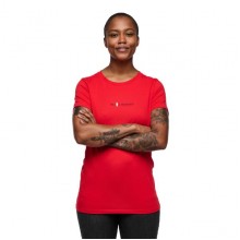 BLACK DIAMOND Heritage Wordmark Ss Tee Donna