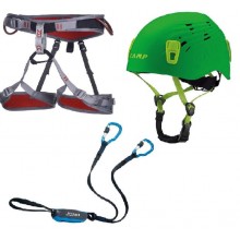 CAMP Set Ferrata Camp Kinetic Completo